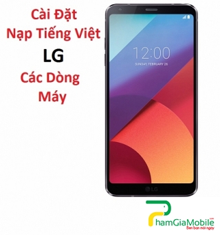 Cài Đặt Nạp Tiếng Việt LG G6 Tại HCM Lấy Liền Trong 10 Phút